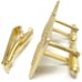 Swank Cufflinks Tie Clip Set Gold Tone Wedding Tux Vintage IOB