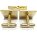 Swank Cufflinks Tie Clip Set Gold Tone Wedding Tux Vintage IOB