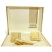 Swank Cufflinks Tie Clip Set Gold Tone Wedding Tux Vintage IOB