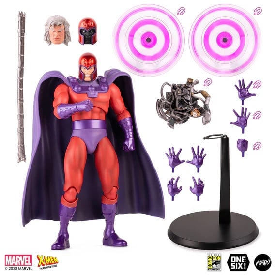 X-Men: The Animated Series Magneto 1/6 Scale Figure Uncanny X-Men SDCC Exclusive