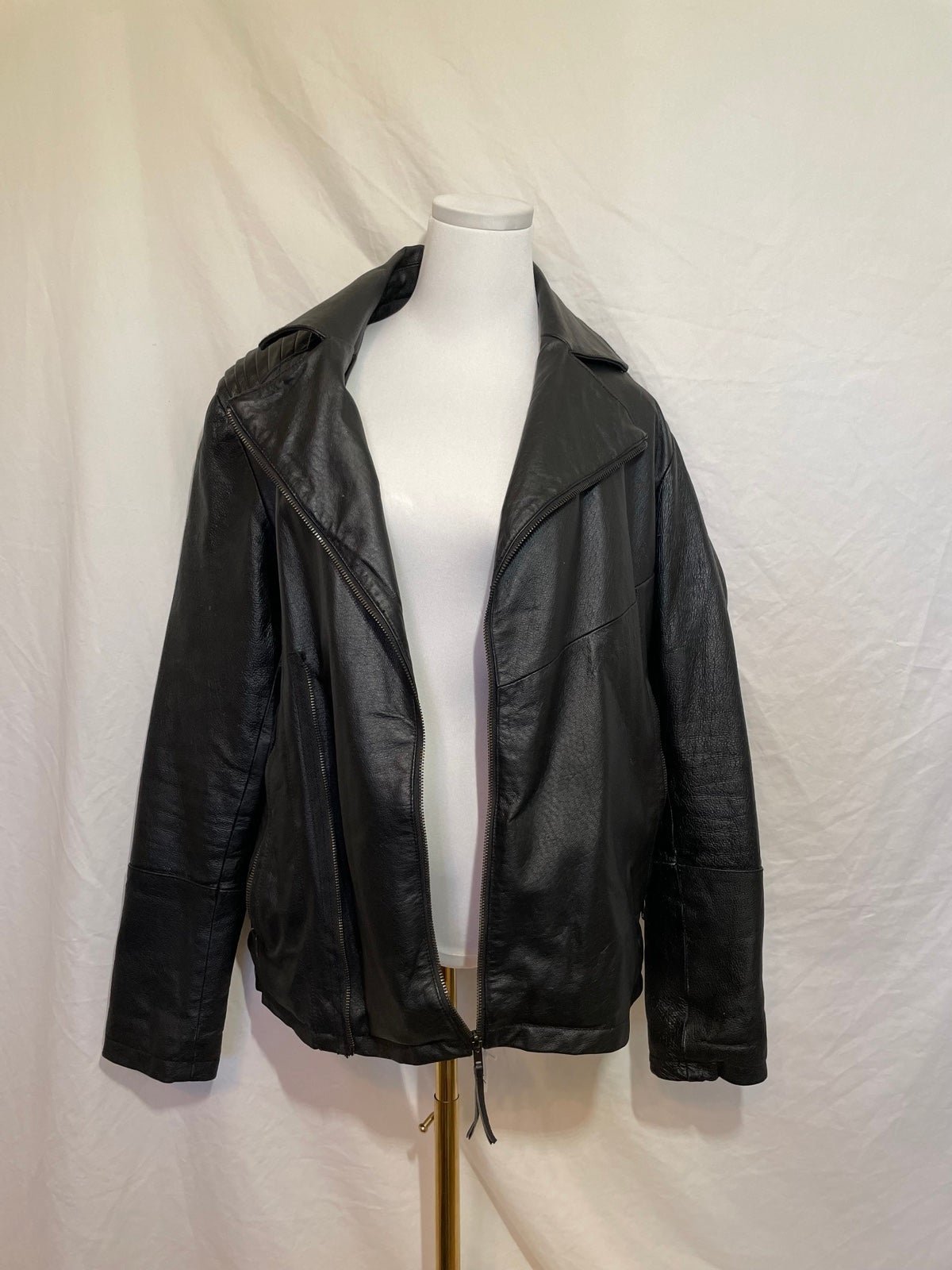 ASOS Men’s Moto 100% real Leather Jacket XS