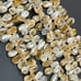 Golden Rutile Rutilated Quartz Gemstone Smooth Drops Briolette Shape Beads