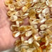 Golden Rutile Rutilated Quartz Gemstone Smooth Drops Briolette Shape Beads