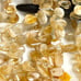 Golden Rutile Rutilated Quartz Gemstone Smooth Drops Briolette Shape Beads