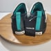 Hurley Puff Kayo Chukka Slip-On Shoes Wite/Black/Teal Womens Sz 8.5 NWT