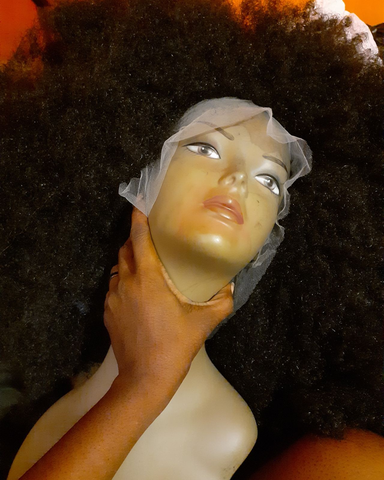 BIG LUCY..LACE FRONTAL AFRO WIG