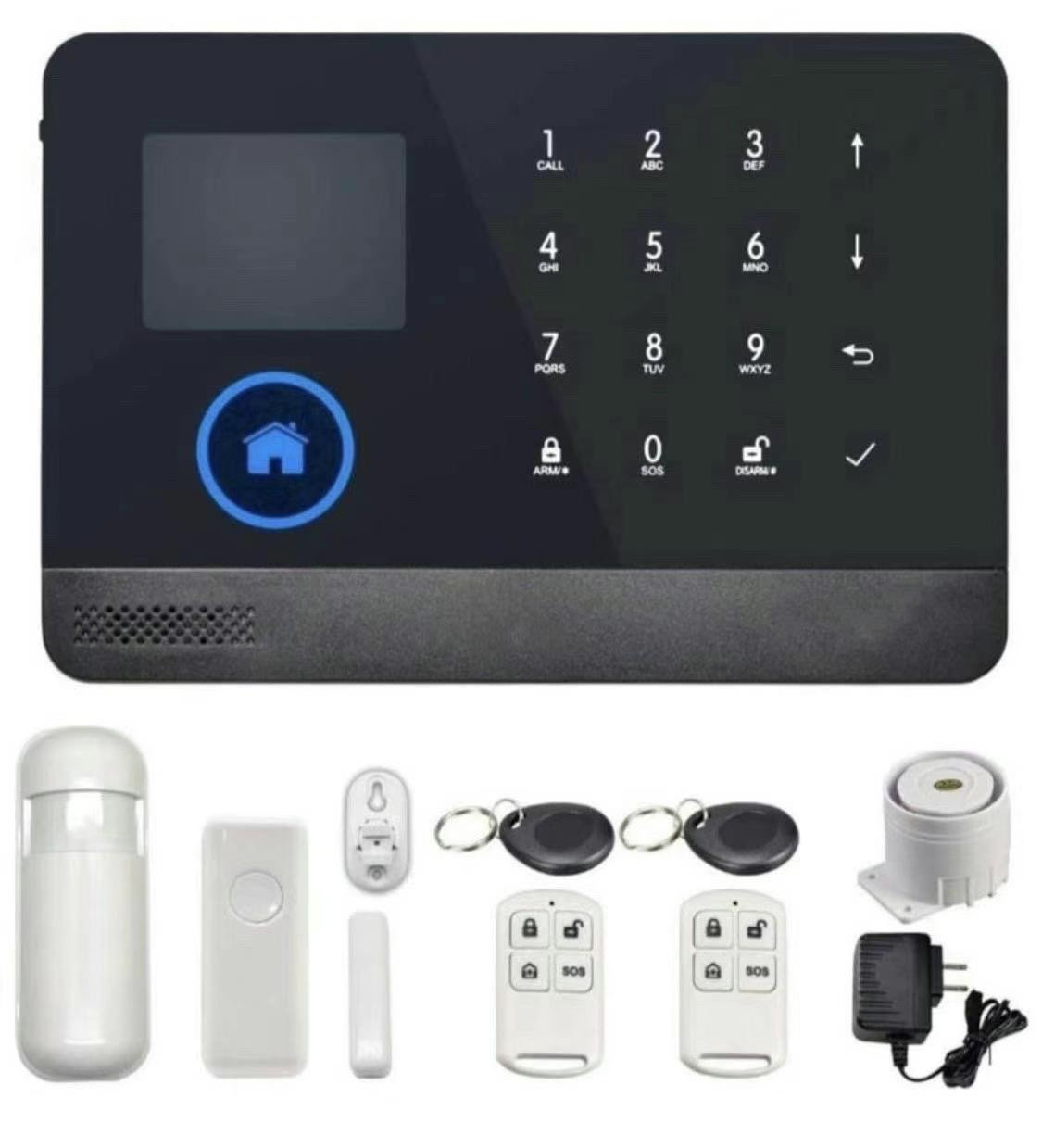 Alarm Home Security System,5G & WiFi 2in1 Wireless Smart GSM Security Alarm 433M