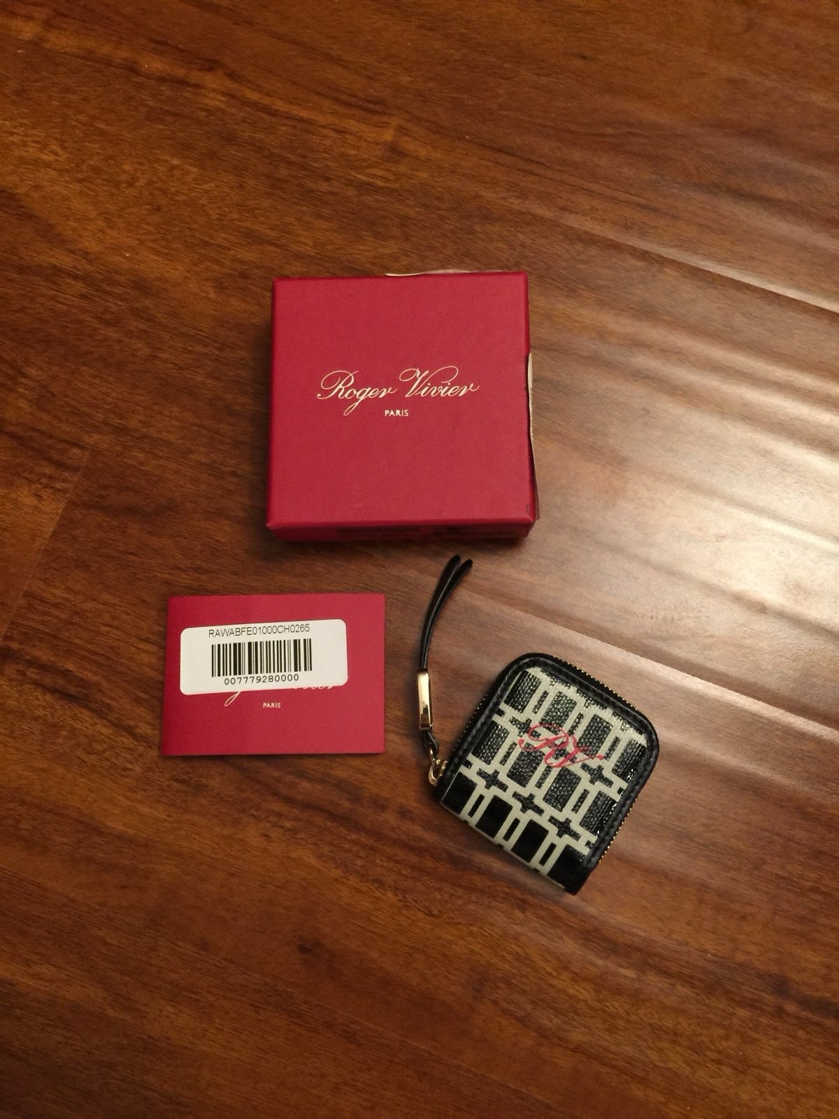 new auth roger vivier coin bag purse