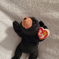 Blackie beanie baby