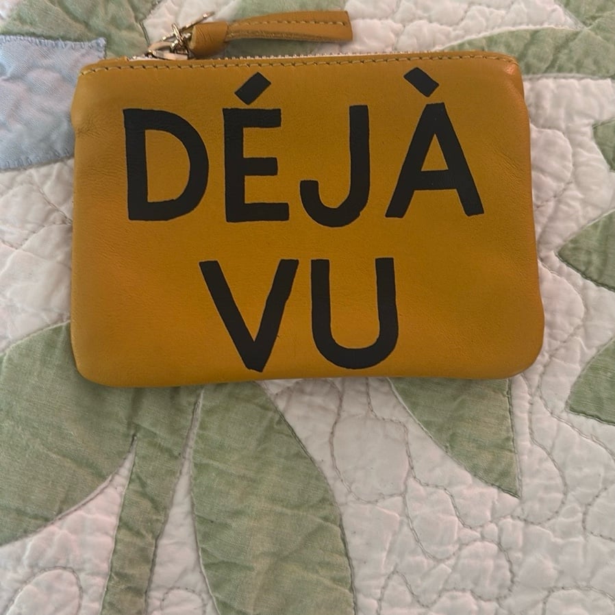 Clare V Nappa Leather Deja Vu Coin Clutch
