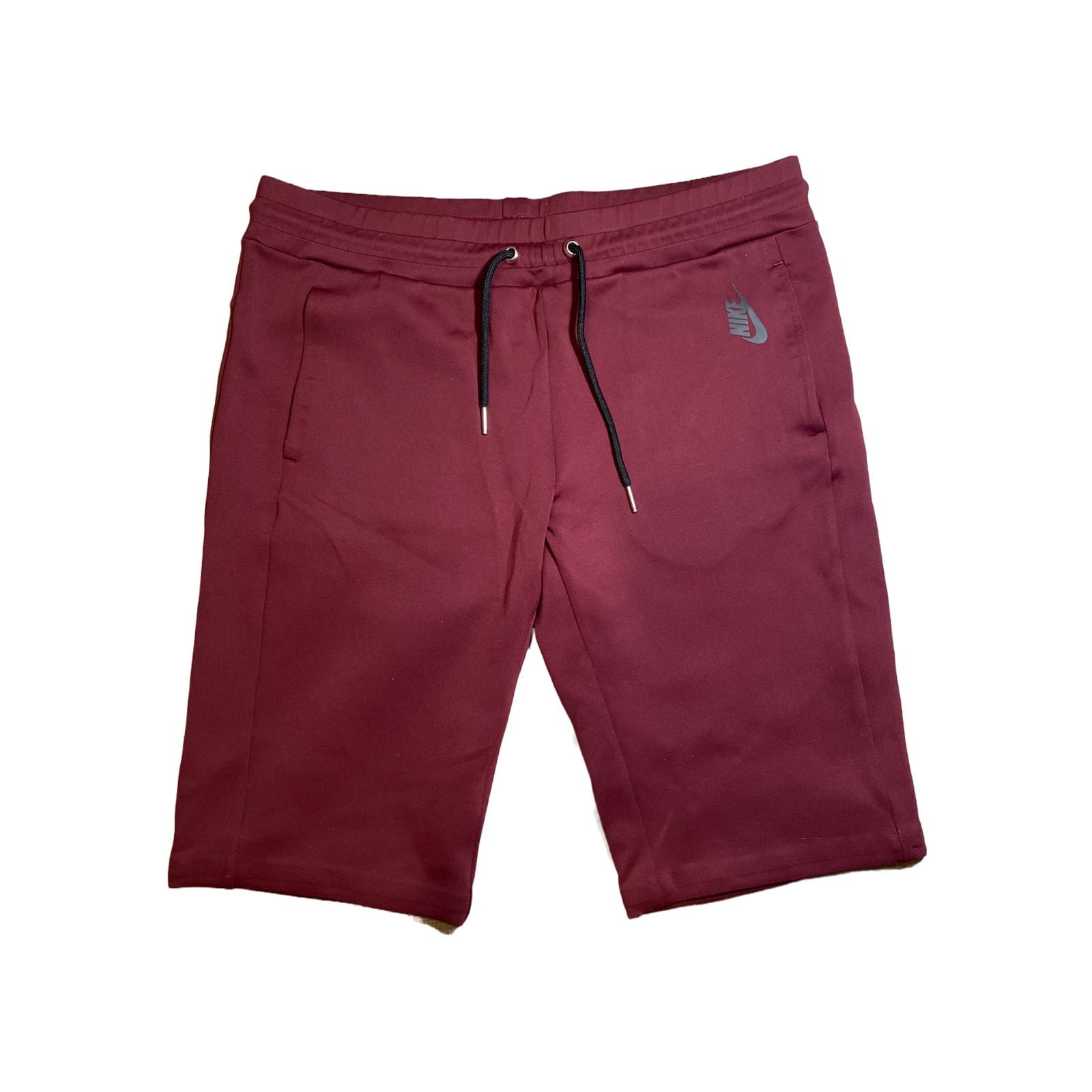 Nike Lab Essentials Tech Fleece Shorts Size M Maroon NikeLab Pack