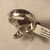 Charles Albert Indescent Recycled Glass Starfish Sterling Silver Ring