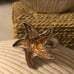 Charles Albert Indescent Recycled Glass Starfish Sterling Silver Ring