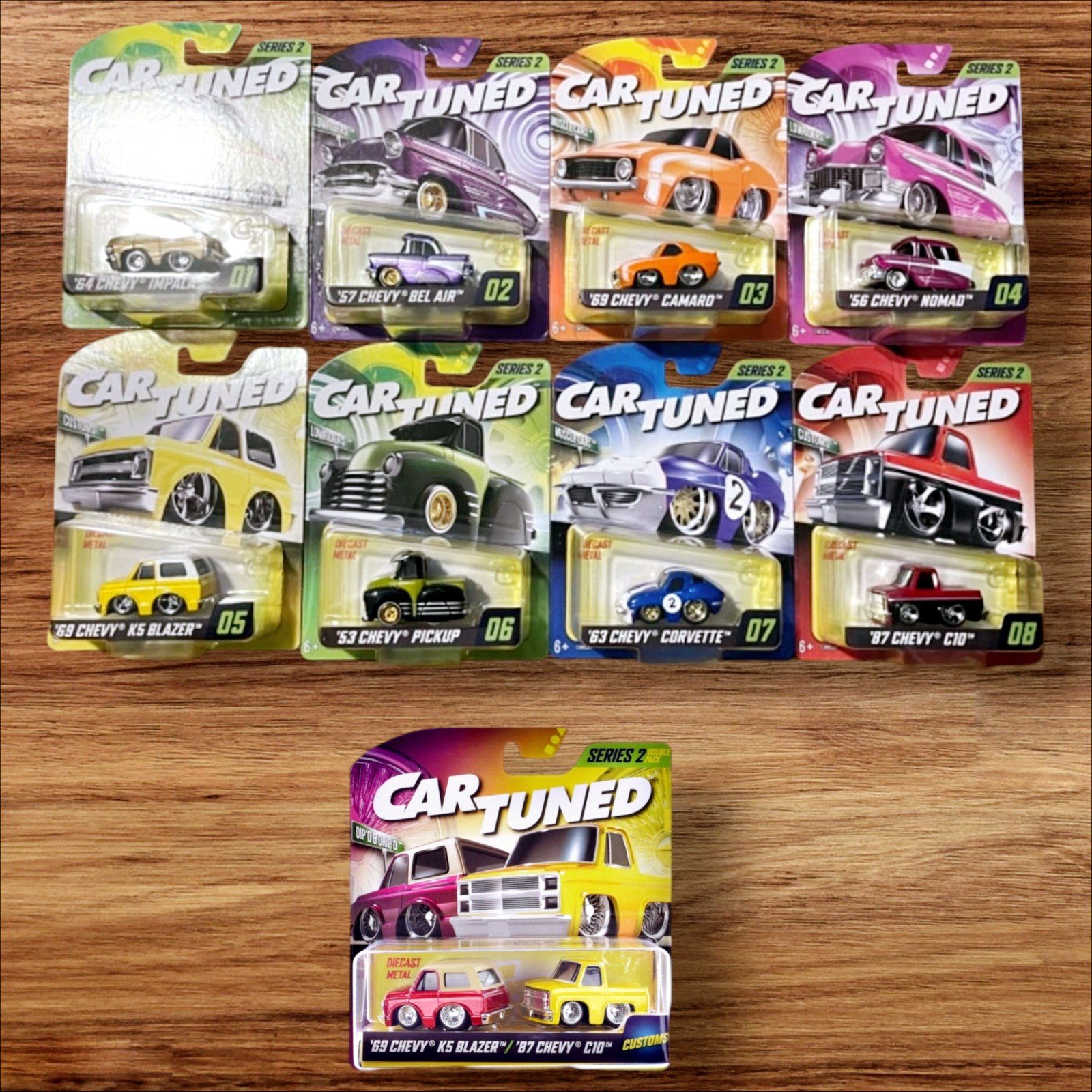 Car Tuned Series 2 Diecast Full Set (1-8)