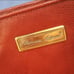 Vintage 1960s Etienne Aigner Oxblood Pebbled Leather Clutch Handbag