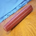 Vintage 1960s Etienne Aigner Oxblood Pebbled Leather Clutch Handbag