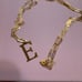 18 K real gold Necklace with Pendant E