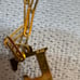 18 K real gold Necklace with Pendant E
