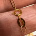 18 K real gold Necklace with Pendant E