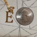 18 K real gold Necklace with Pendant E