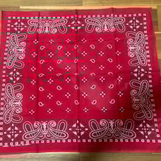 Dogtown★ 80s Bandana Scarf Paisley Red