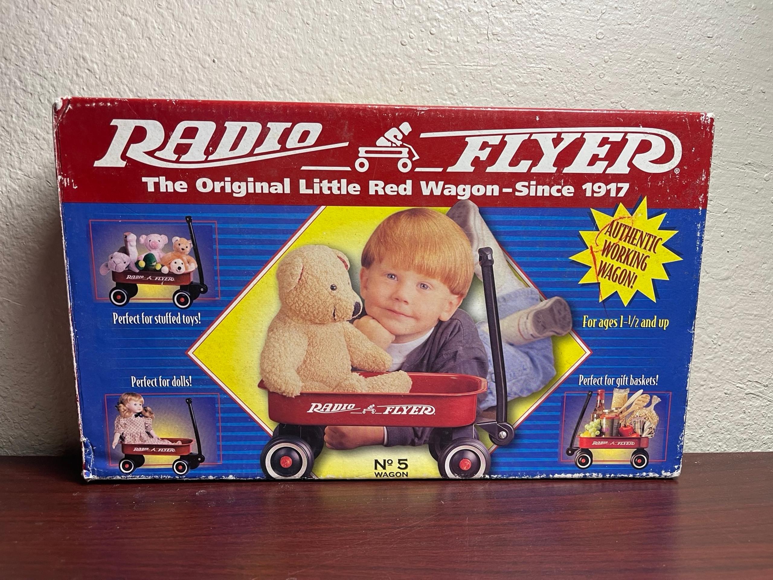 Radio Flyer Original Little Red Wagon Miniature 12.5” x 7.5” Metal No. 5 NIB