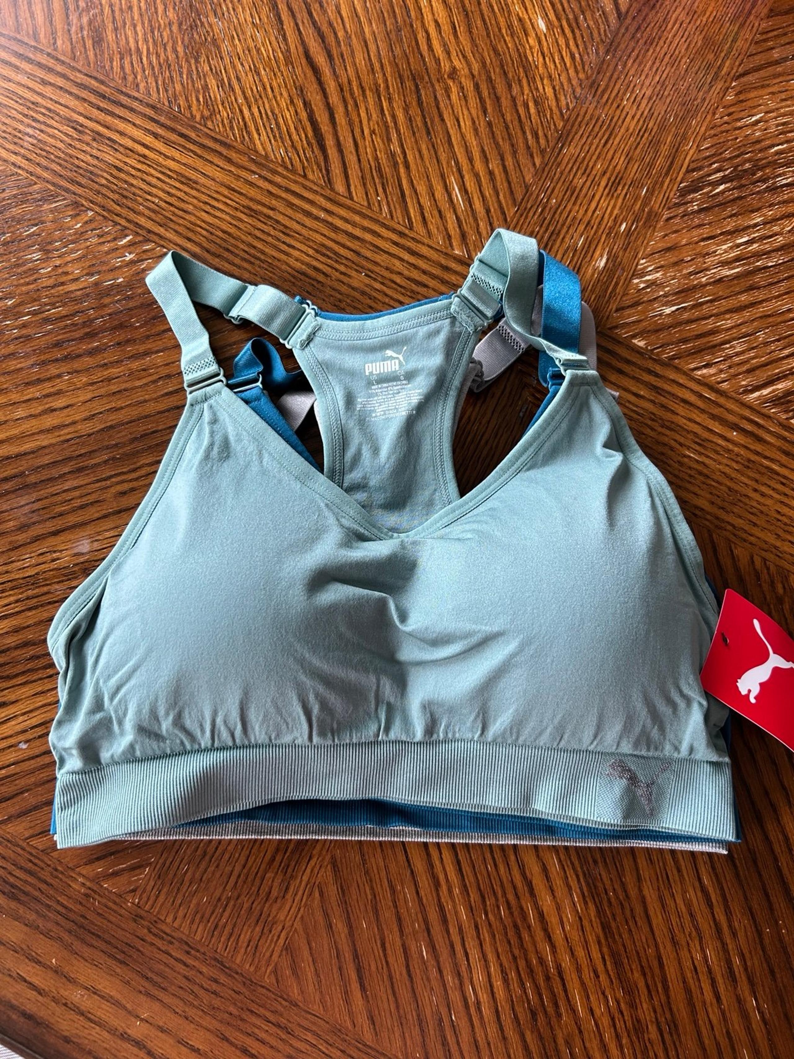 NWT Puma women sports bra 3 pack size L