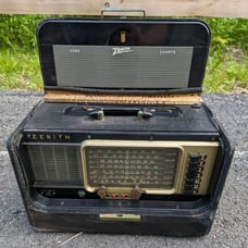 Zenith TransOceanic Radio Wave Magnet VINTAGE shortwave A600 1950's CHARTS
