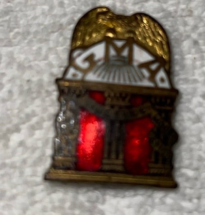 Antique Georgia Military Academy hat or lapel pin.