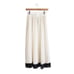 Reiss Osti Pleated Midi Skirt Cream/Navy Size 2