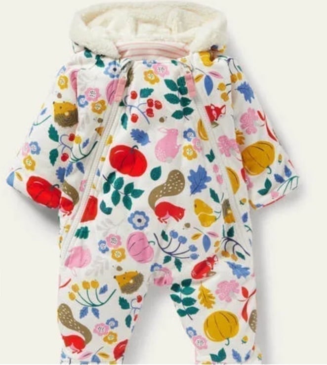 Mini Boden fall harvest cosy bunting 2-3Y