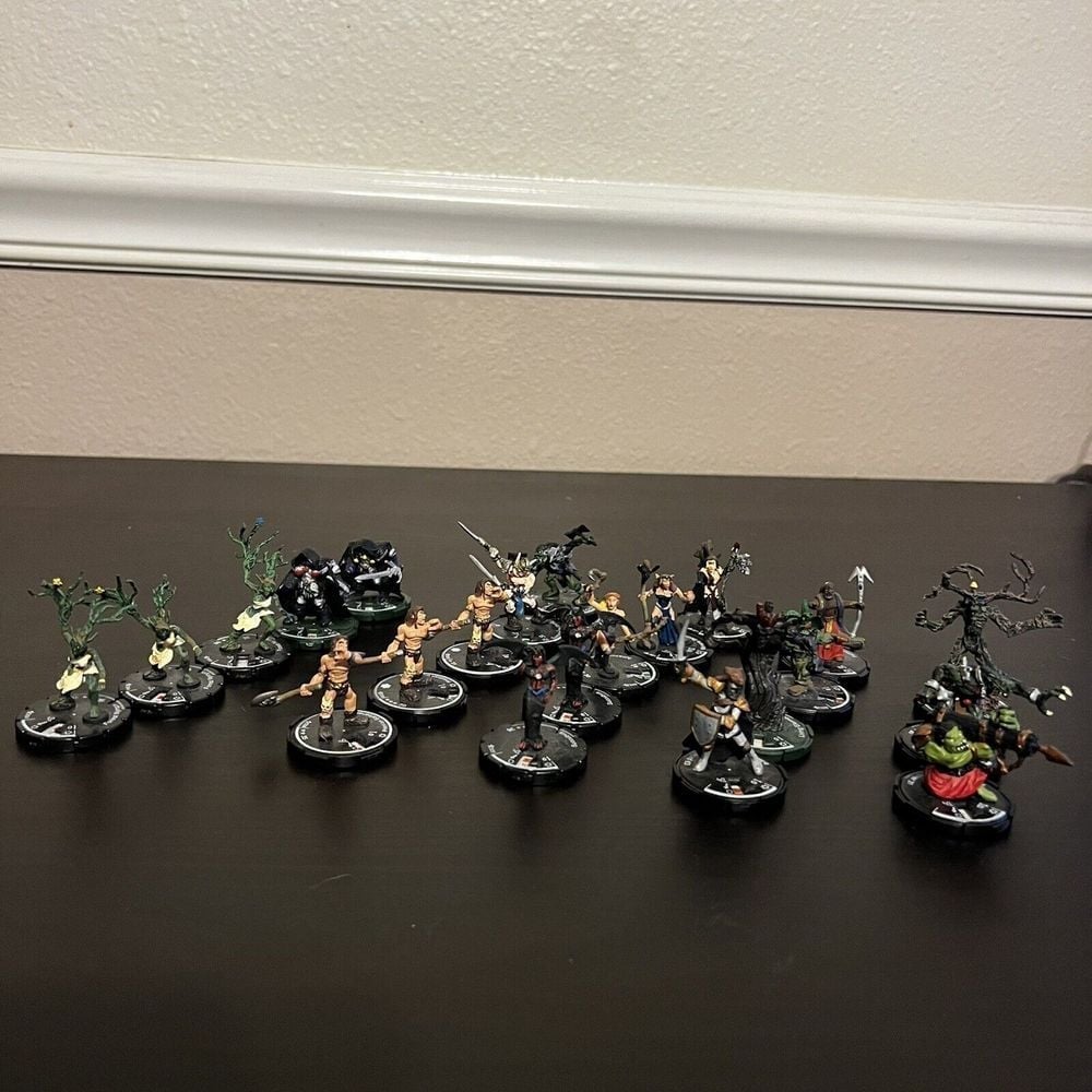 Mage Knight Specter Lot of 22 D&D Pathfinder RPG 2003 Forest Nymph Eremohn