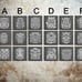 Custom Laser Engraved Slate Coasters Set of 8