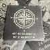 Custom Laser Engraved Slate Coasters Set of 8