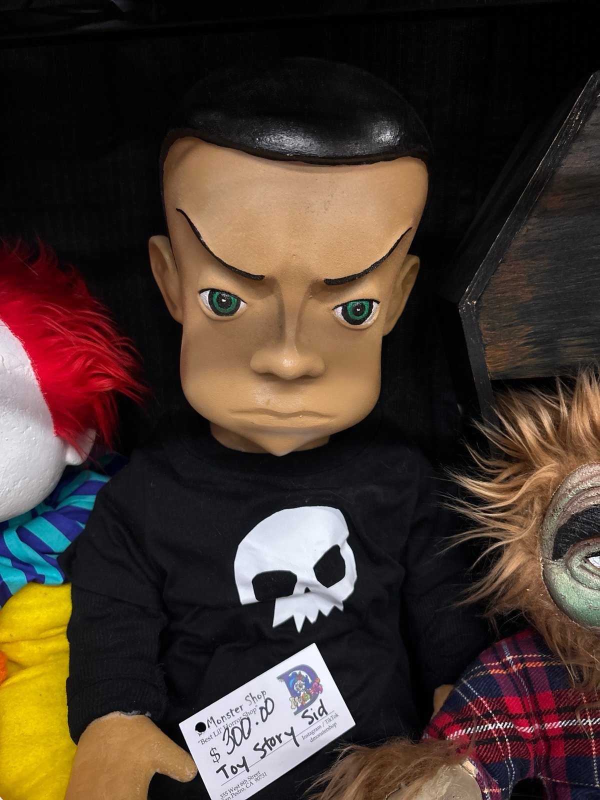 Custom handmade doll Toy Story Sid bad guy handmade doll Disney inspired