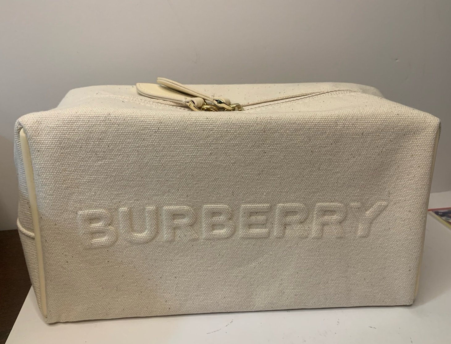 Burberry canvas Travel Bag