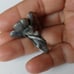 Size 9 Ring Vintage Signed JTG Artisan Paved with AB Rhinestones 5 Petal Flower