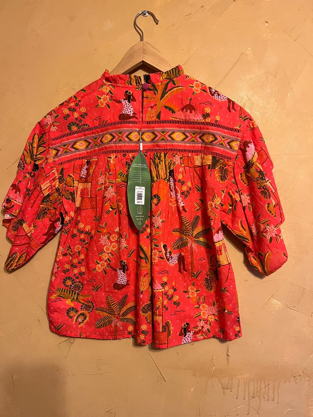 NWT Farm Rio S Secret Garden Top