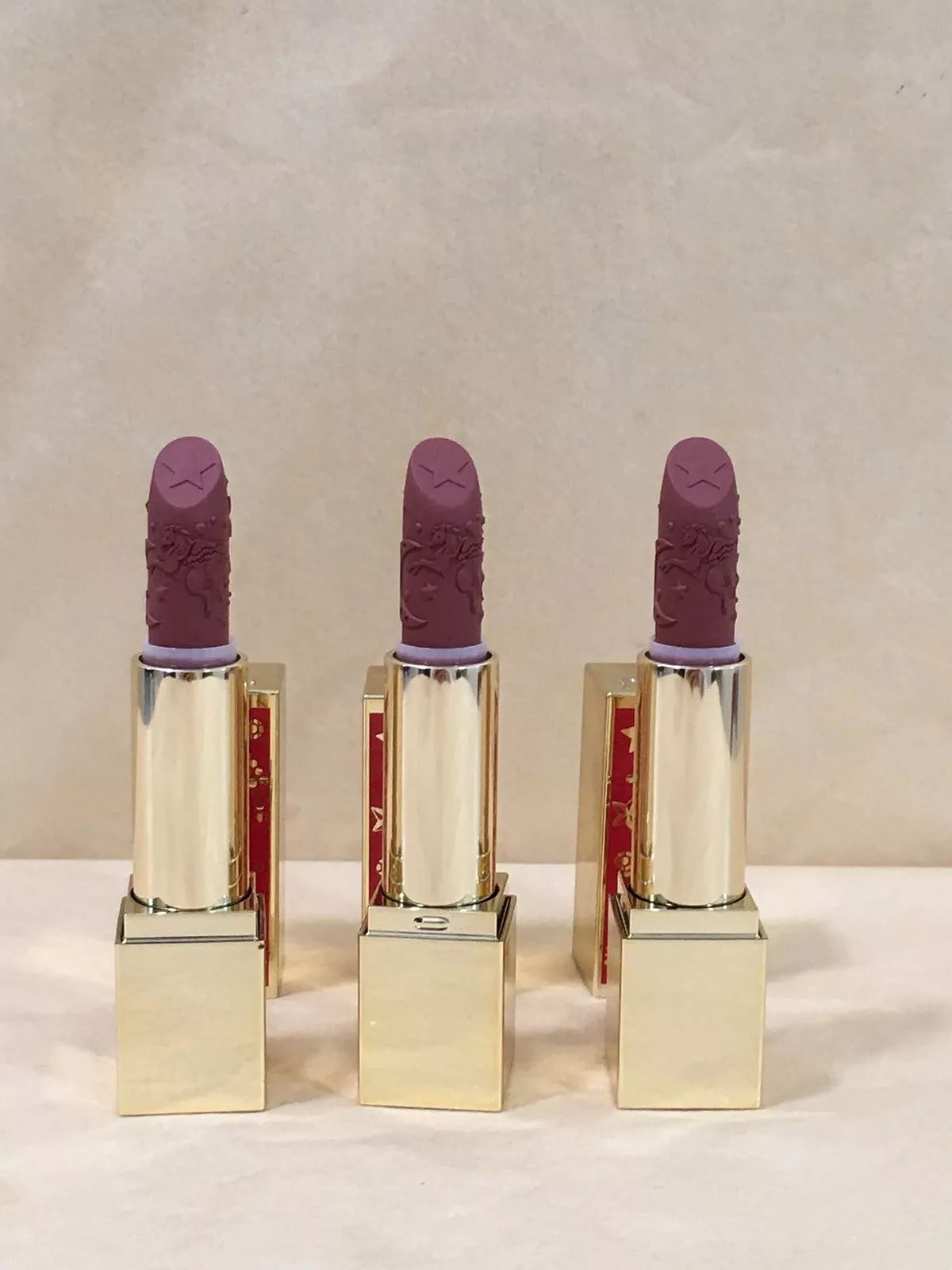3x ESTEE LAUDER Limited Edition Lipstick Rouge Celestial Nu Full size 3.5g Ea ne