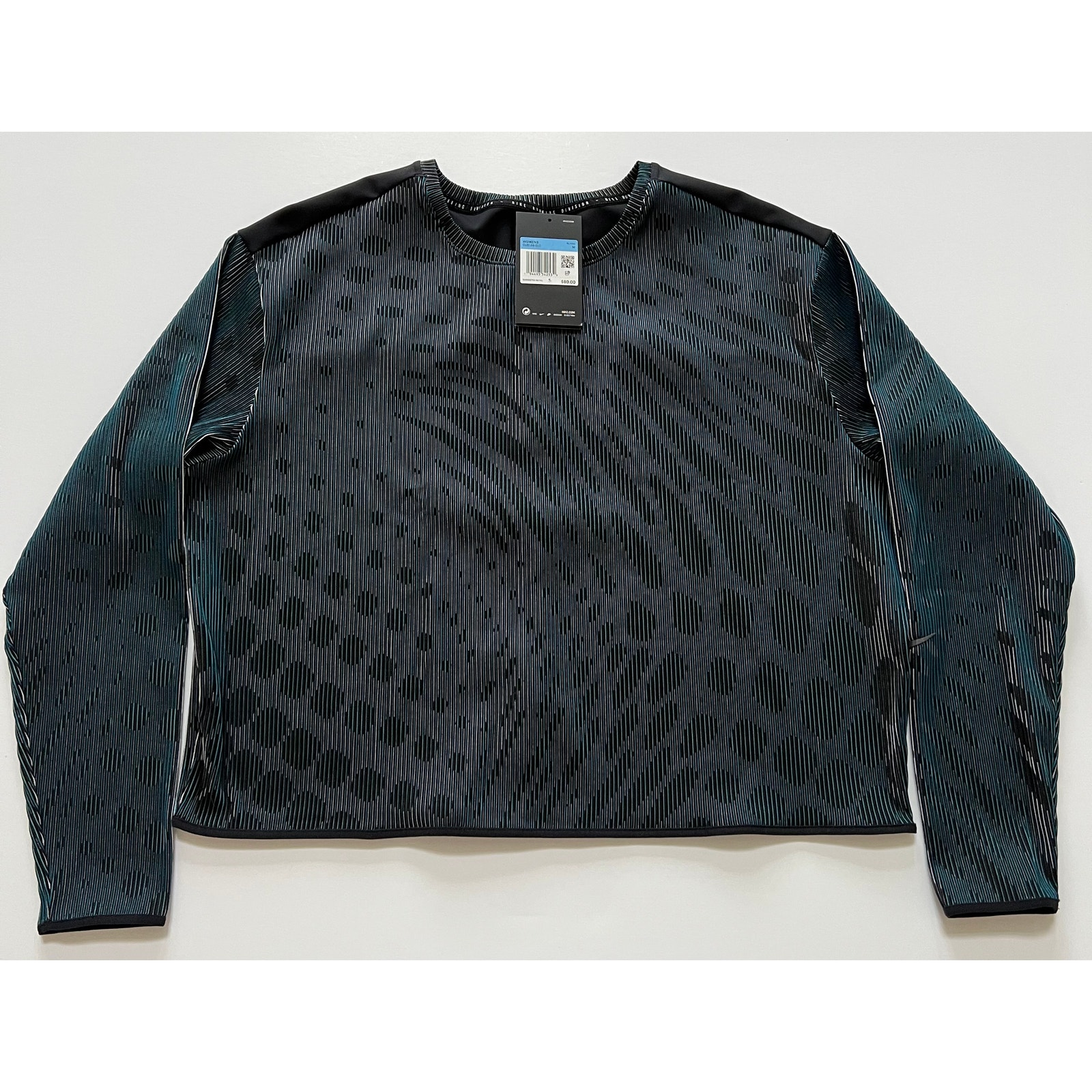 Nike Women's Run Division Midlayer Top CU6168 010 Dri-Fit Size M 80 NWT
