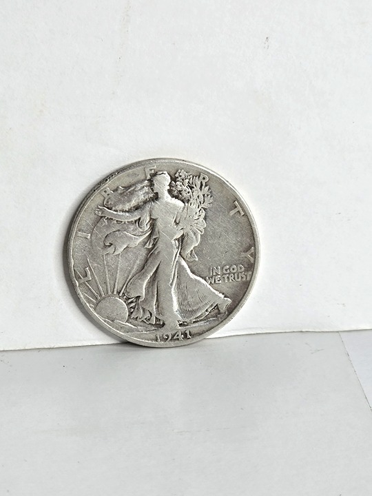 1941-S Silver Coin Half Dollar - Rare Collectible Coin