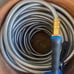 25 FT Garden Hose with Nozzle, 304 Stainless Steel Metal Water Hose