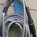 25 FT Garden Hose with Nozzle, 304 Stainless Steel Metal Water Hose