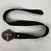 Y2K Era Punk Rock Grunge Silver Cross Buckle + Mocha Brown Suede Belt Size Small