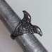 Deluxe Twin Eagle Heads Silver Plated Bronze Biker Goth Ring Size 7.25
