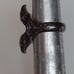 Deluxe Twin Eagle Heads Silver Plated Bronze Biker Goth Ring Size 7.25