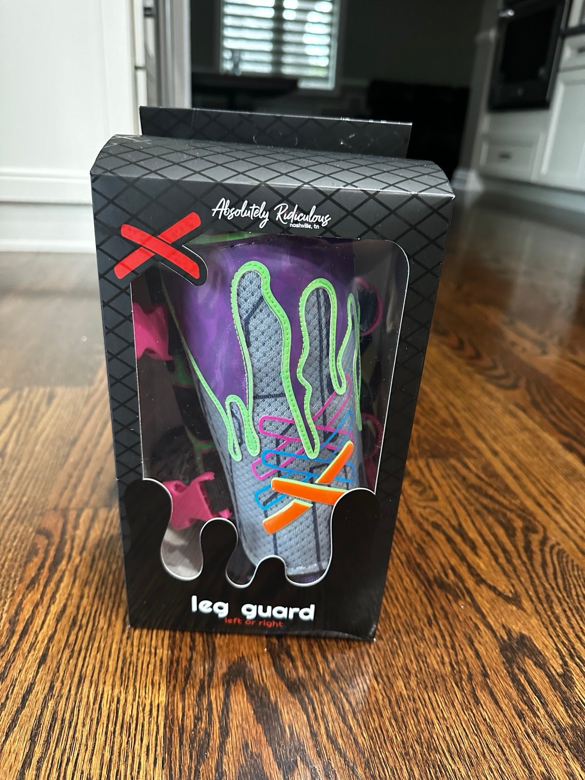 Absolutely Ridiculous Out Of This World Leg Guard Glow In The Dark!
