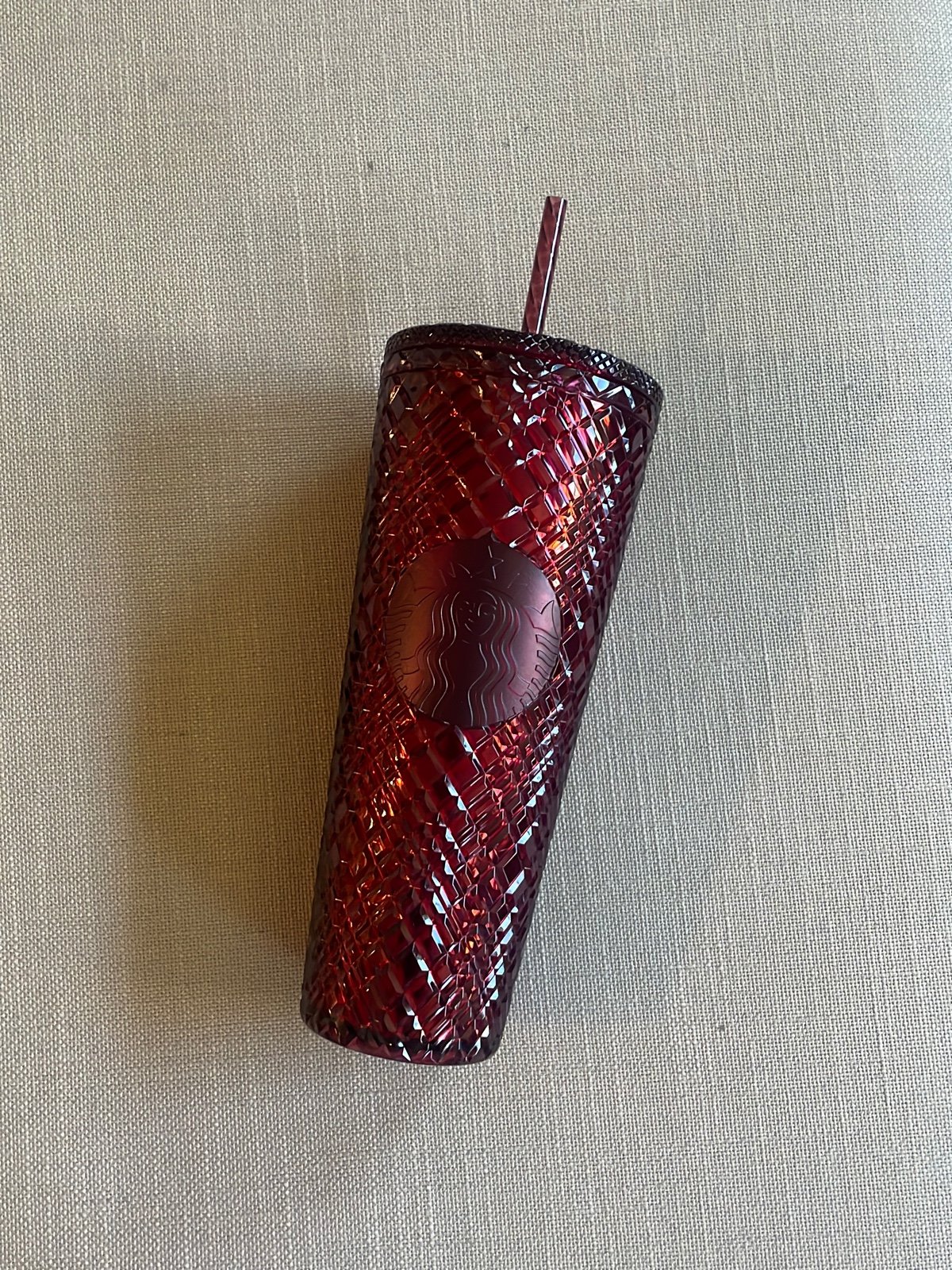 Starbucks Holiday 2022 Jeweled Tumbler Merlot