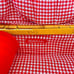 NIB Vintage ELIZABETH ARDEN Wicker Picnic Utensils Set Basket for 4 Persons