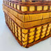 NIB Vintage ELIZABETH ARDEN Wicker Picnic Utensils Set Basket for 4 Persons